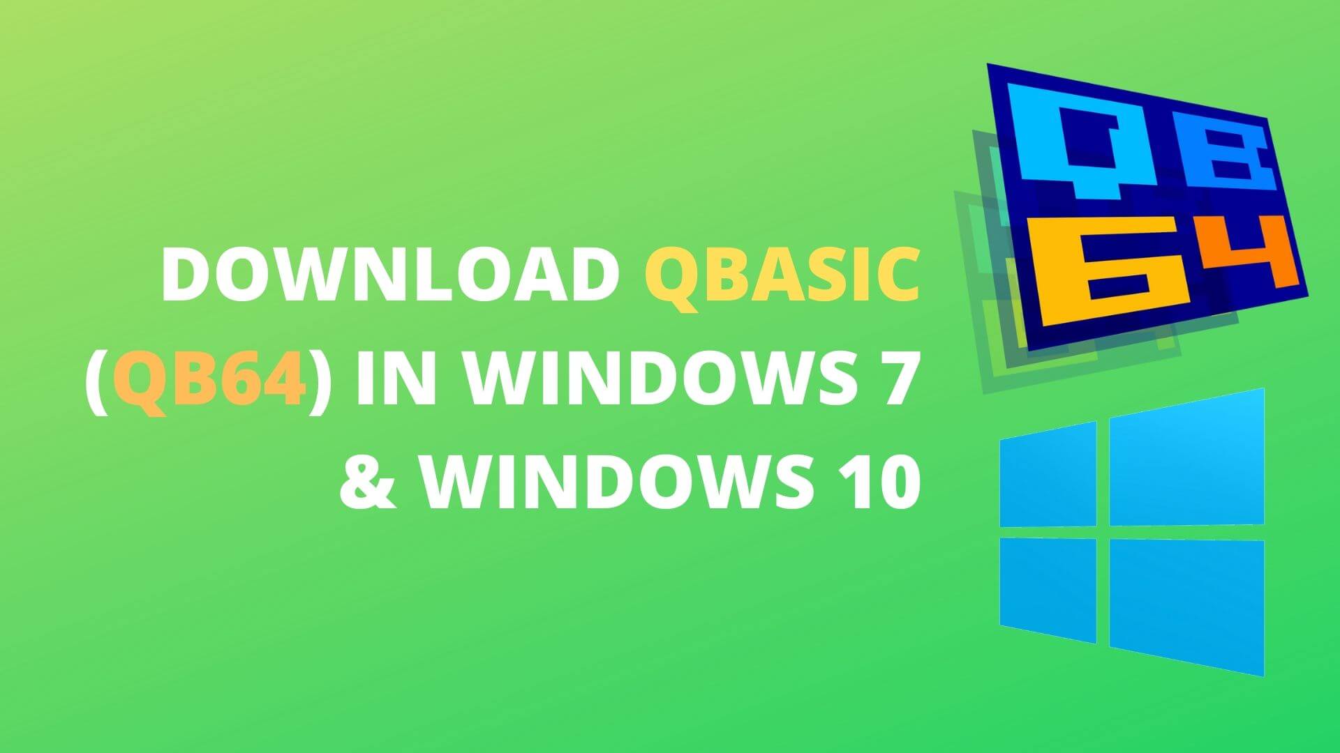 Qbasic Free Download For Mac